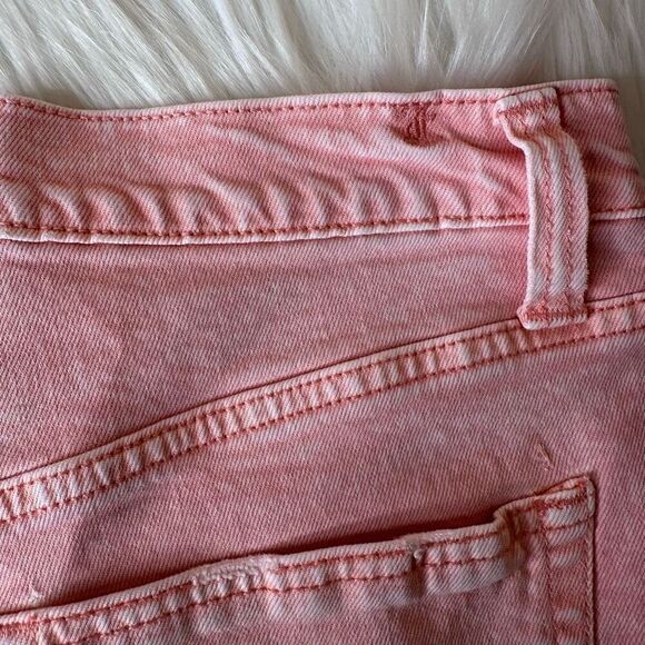 Juicy Couture Acid Wash Wild Peach Pacific Short HR Shorts Size 28 - Picture 11 of 13